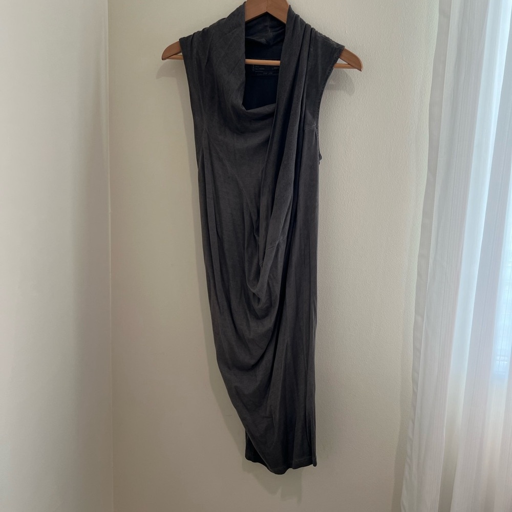 All Saints Slinky Draped Dress